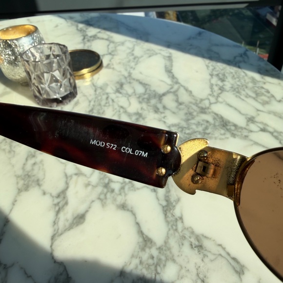 Vintage Versace Sunglasses S72 07M Rare 1990s Gianni Versace - Picture 5 of 13